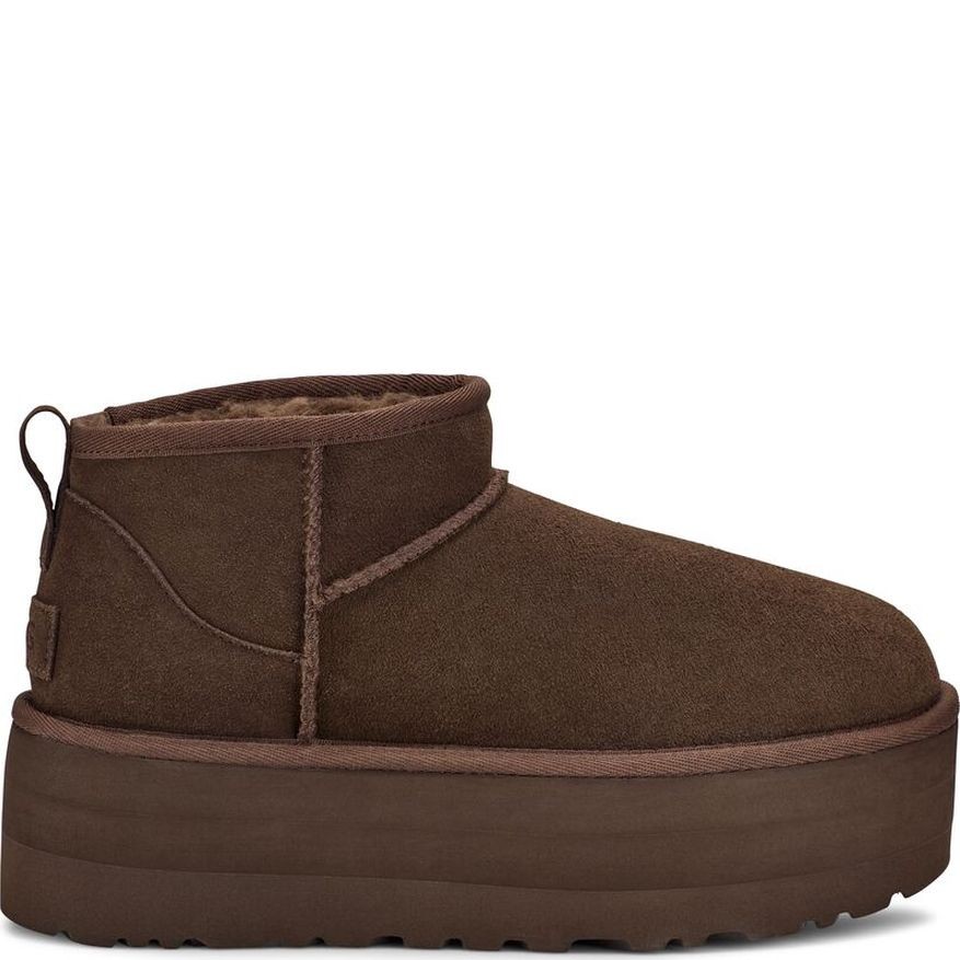 UGG Pašiltinti aulinukai moterims, Ruda, Classic Ultra Mini booties 7