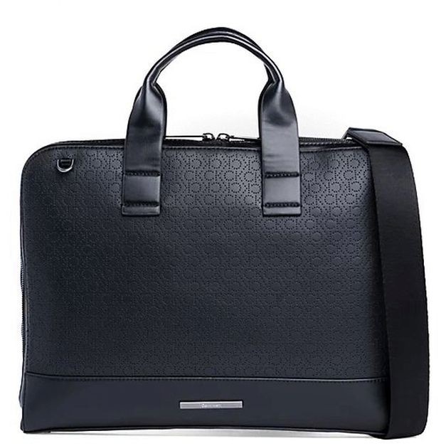 CALVIN KLEIN Dėklas kompiuteriui vyrams, Juoda, Modern bar slim laptop bag 1