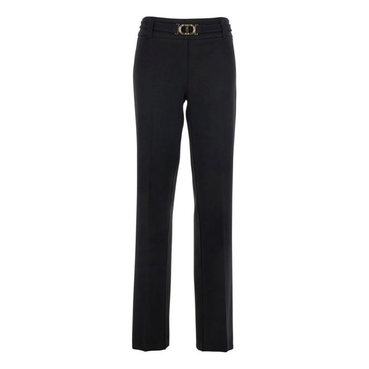 TWINSET Kelnės moterims, Juoda, Knitted trousers 1