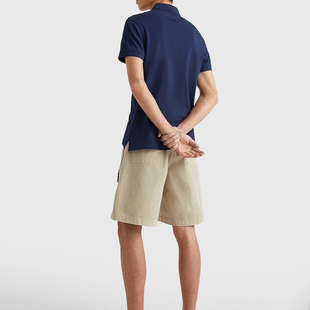 TOMMY HILFIGER Polo marškiniai trumpos rank. vyrams, Mėlyna, 1985 slim polo 4