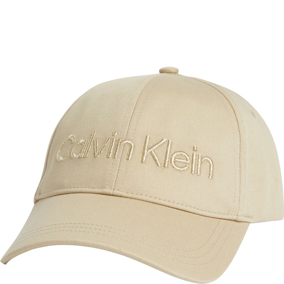 CALVIN KLEIN Kepurė moterims, Smėlio, Must minimum logo cap 1