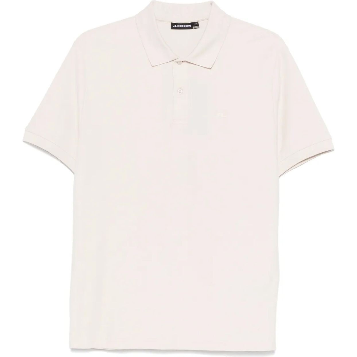 J.LINDEBERG Polo marškiniai trumpos rank. vyrams, Smėlio, Rudy slim polo pique