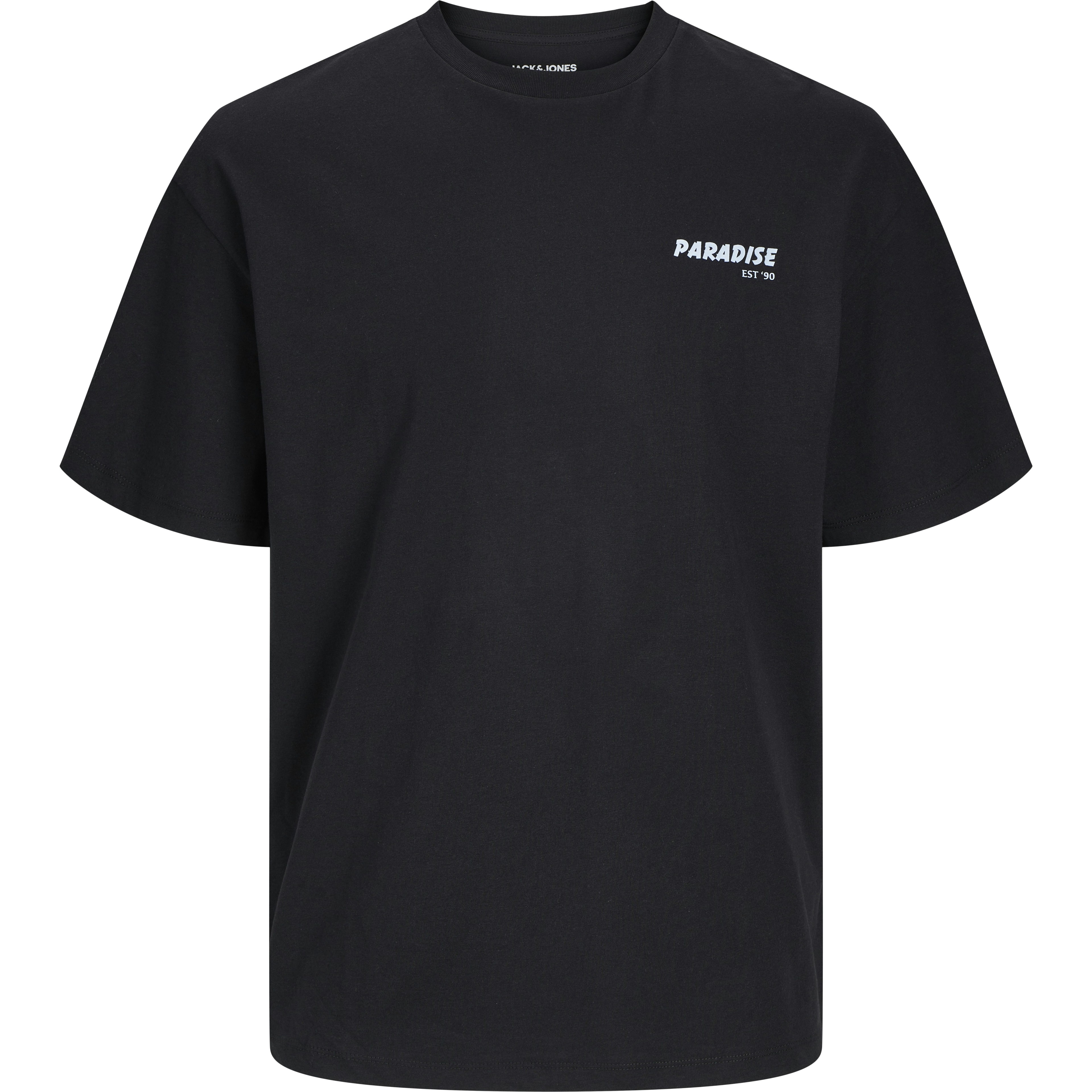 JACK & JONES Marškinėliai vyrams, Juoda, Charge printed tee 1