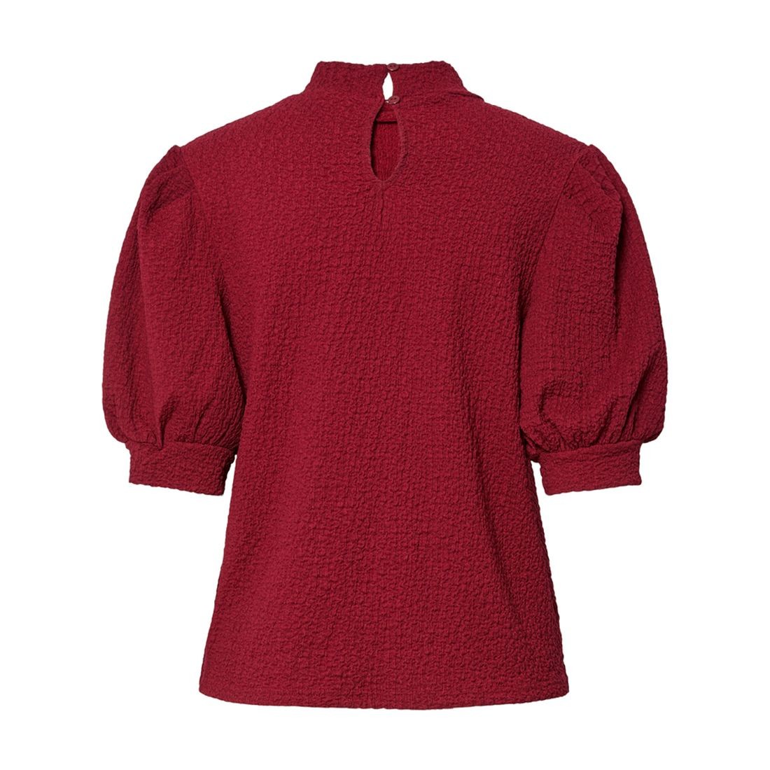 PIECES Palaidinės moterims, Raudona, Jamal high neck top 2