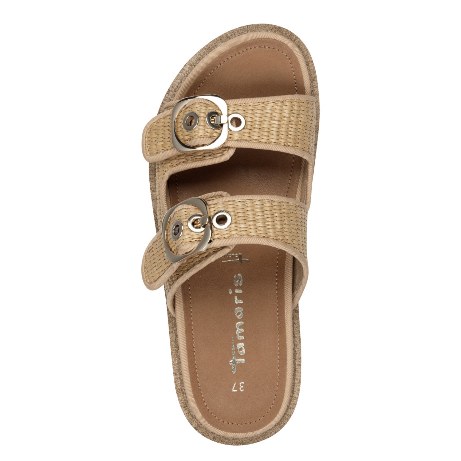 TAMARIS Šlepetės moterims, Smėlio, Slippers 5