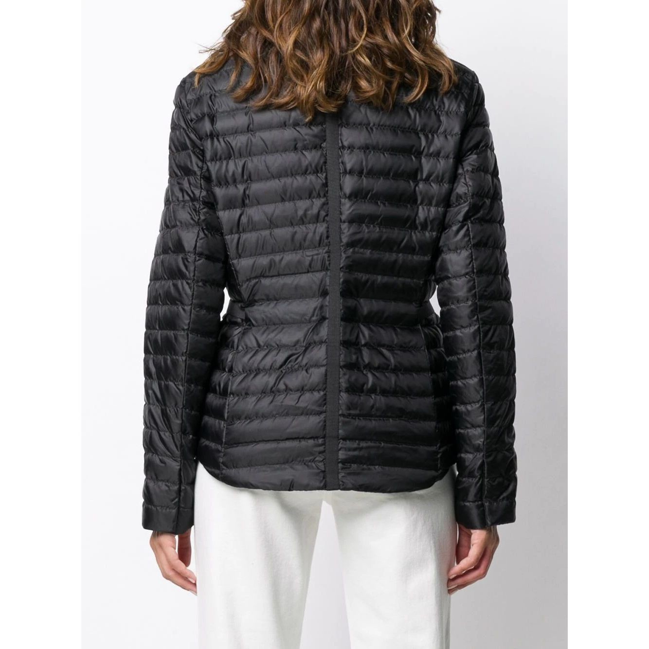 MICHAEL KORS Pūkinė striukė moterims, Juoda, Belted packable puffer 3