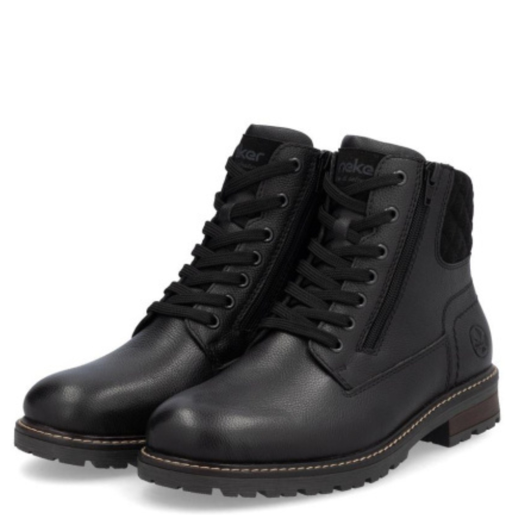 RIEKER Aulinukai vyrams, Juoda 3