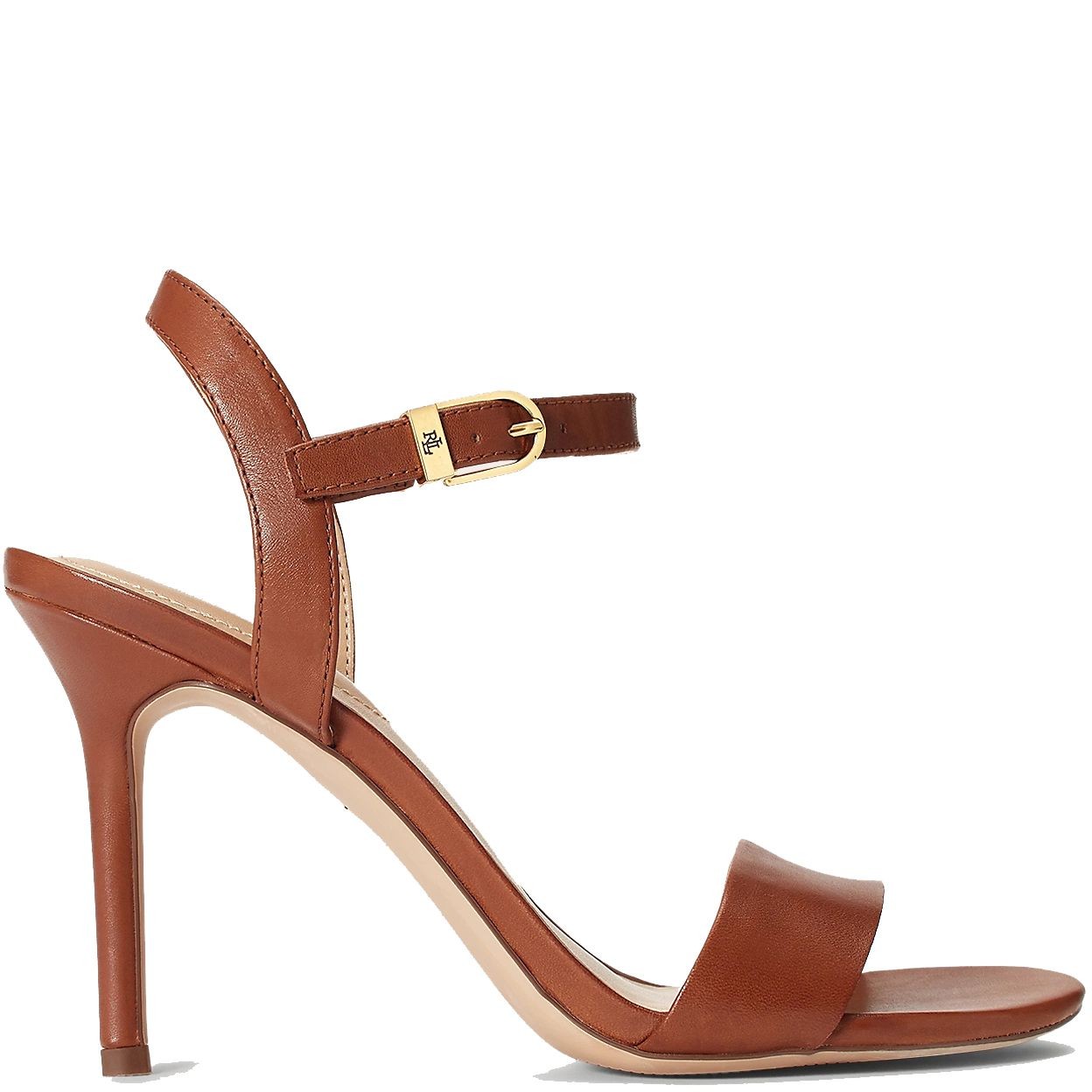 LAUREN RALPH LAUREN Aukštakulniai moterims, Ruda, Gwen sandals heel sandal 2