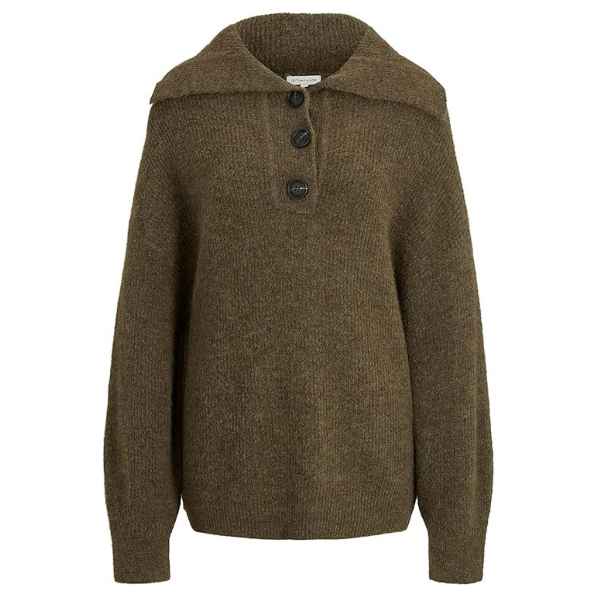 TOM TAILOR Megztinis moterims, Žalia, Megztinis