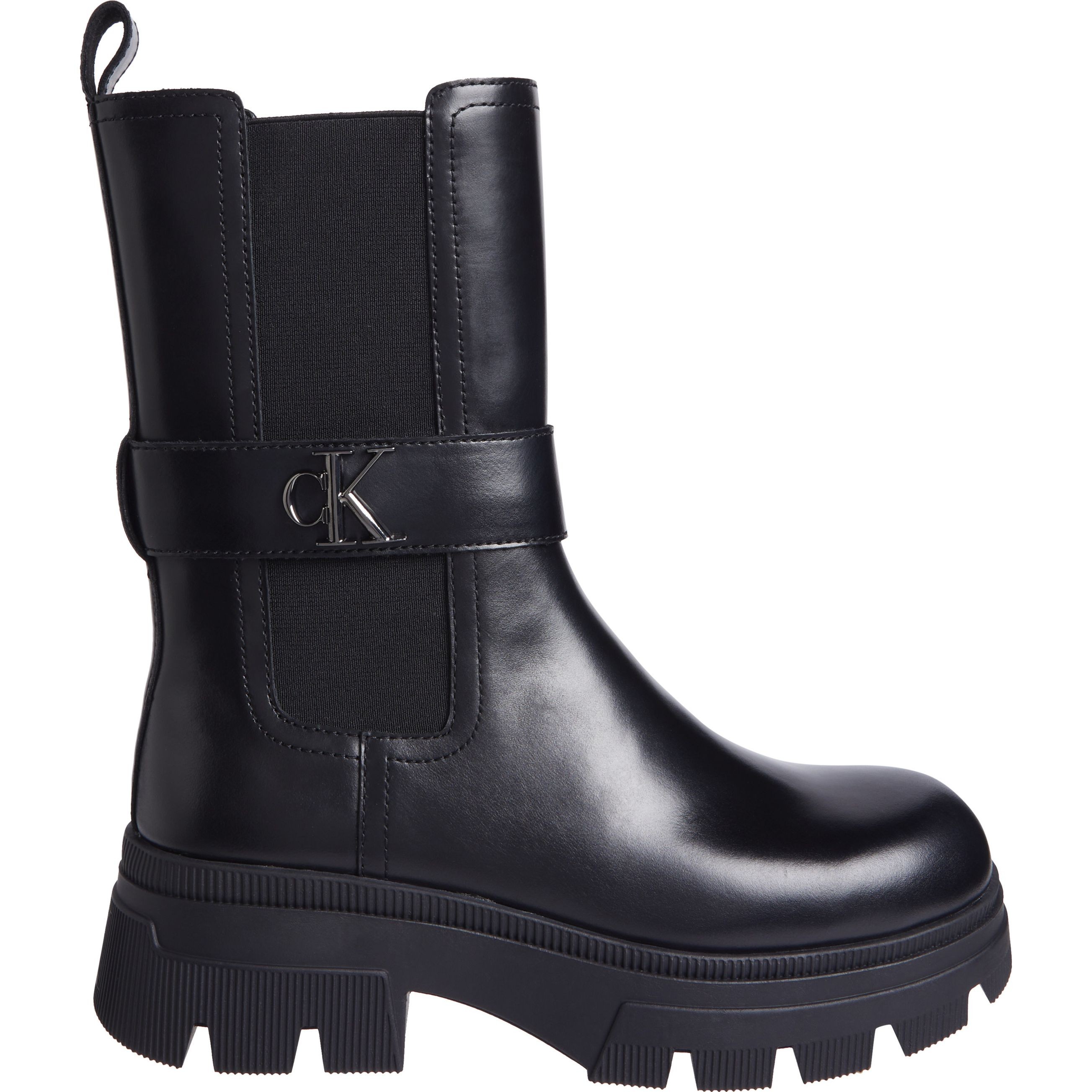 CALVIN KLEIN JEANS Aulinukai moterims, Juoda, Chunky combat chelsea 2