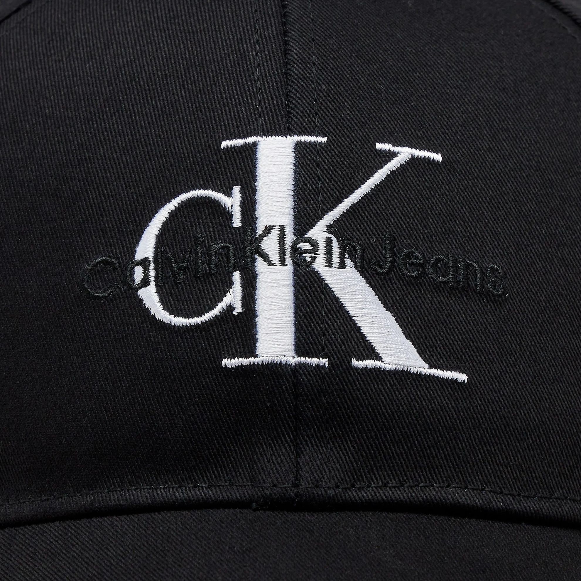CALVIN KLEIN JEANS Kepurė moterims, Juoda, Monogram cap 3