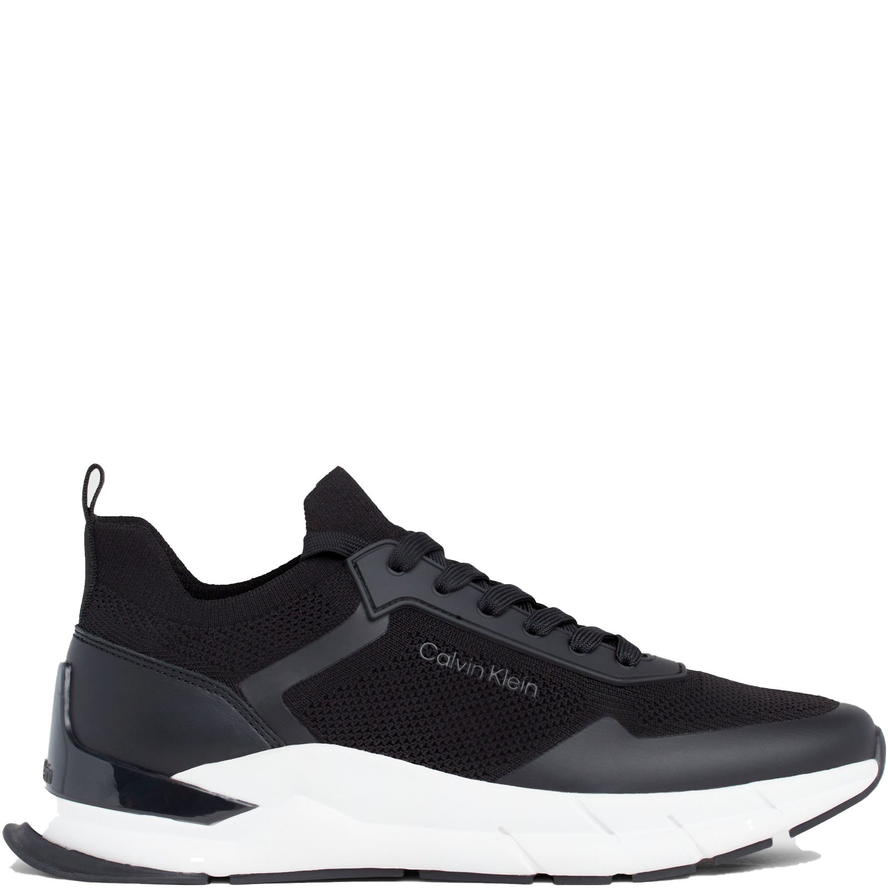 CALVIN KLEIN Laisvalaikio bateliai vyrams, Juoda, Low top lace up mix leisure 2