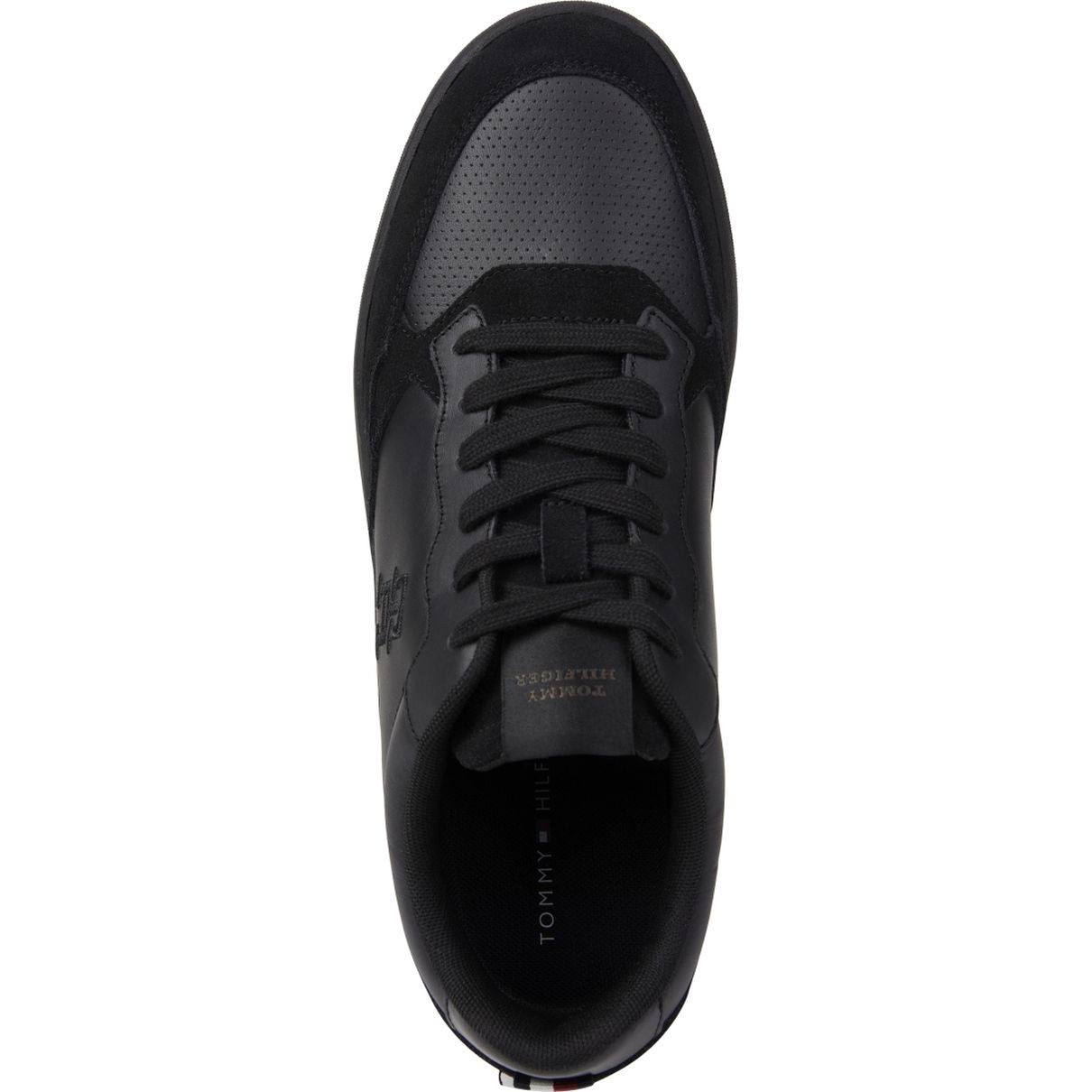 TOMMY HILFIGER Laisvalaikio bateliai vyrams, Juoda, Elevated cupsole mix leisure 3