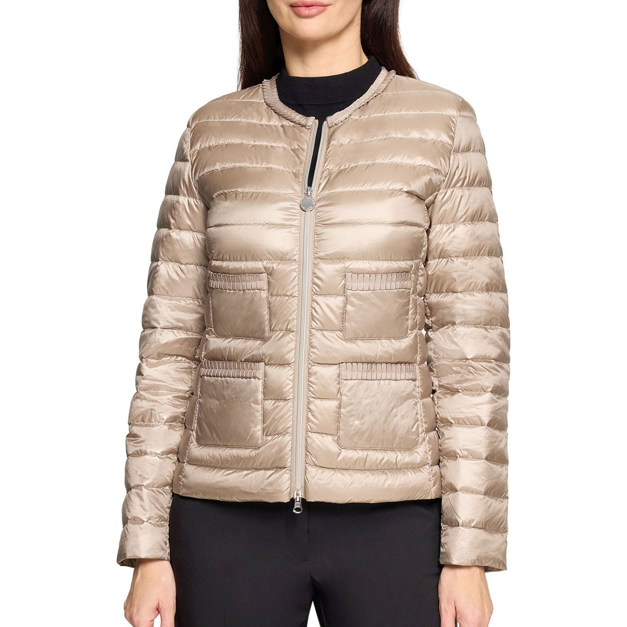 BETTY BARCLAY Pūkinė striukė moterims, Smėlio, Mot.striukė pūkinė 3