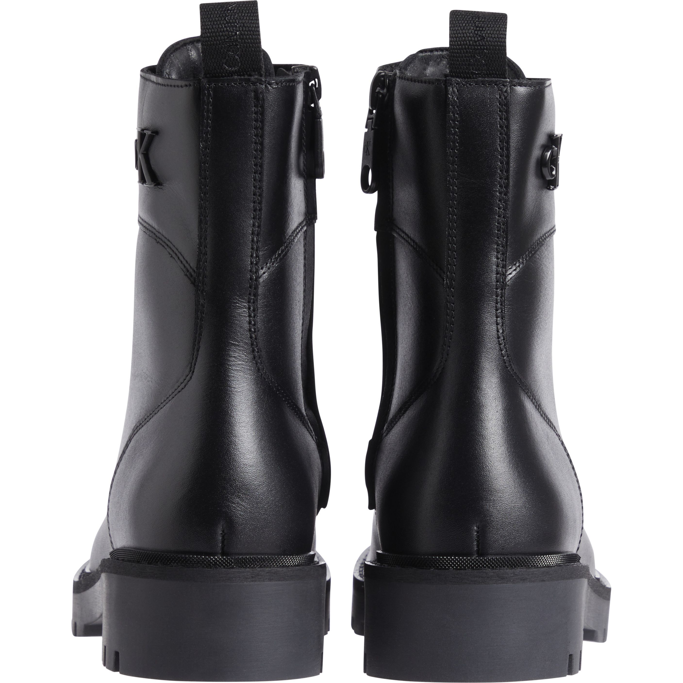 CALVIN KLEIN JEANS Aulinukai moterims, Juoda, Combat boot zip 3