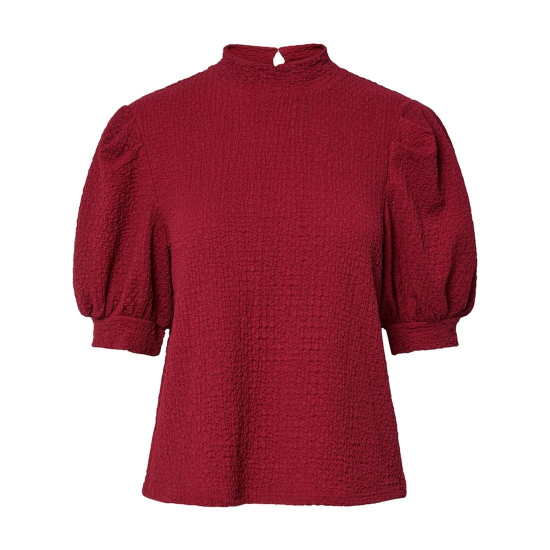 PIECES Palaidinės moterims, Raudona, Jamal high neck top 1