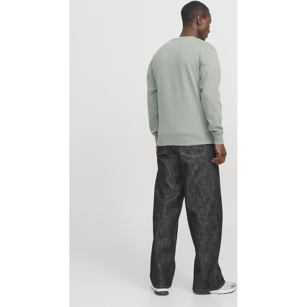 JACK & JONES Megztinis vyrams, Žalia, Star basic sweat 6