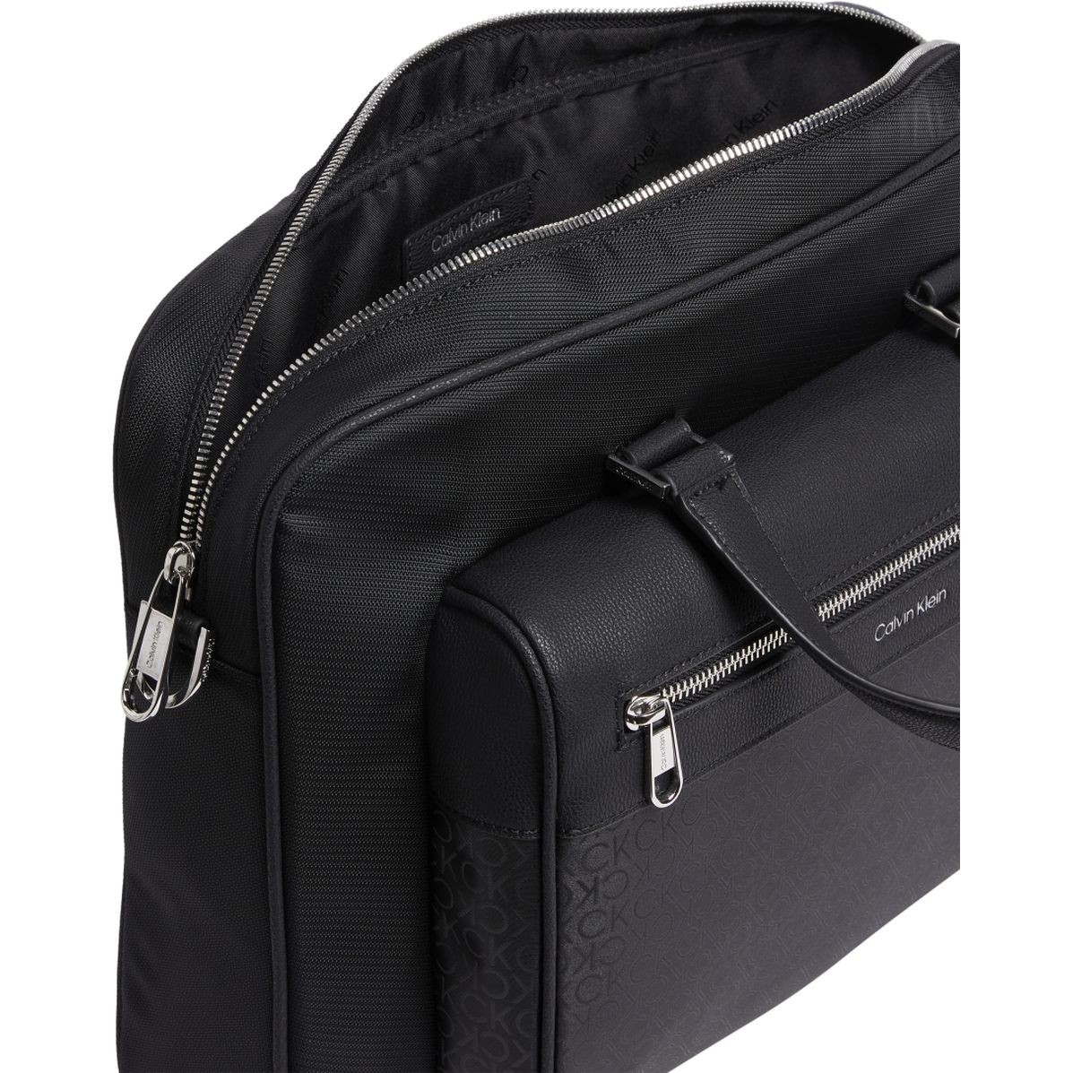 CALVIN KLEIN Dėklas kompiuteriui vyrams, Juoda, Elevated laptop bag 3