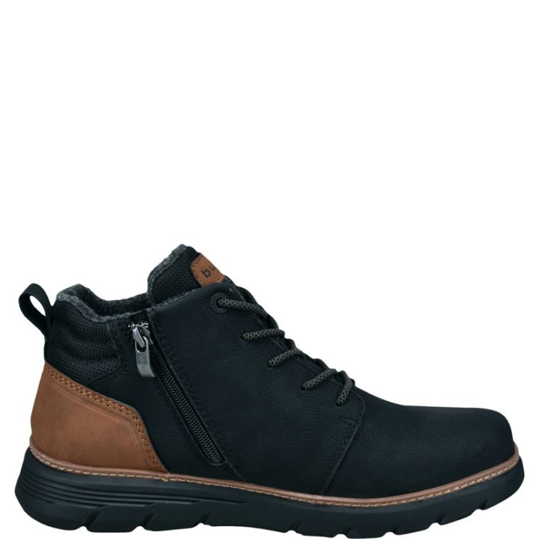 BUGATTI Aulinukai vyrams, Juoda, Booties 4