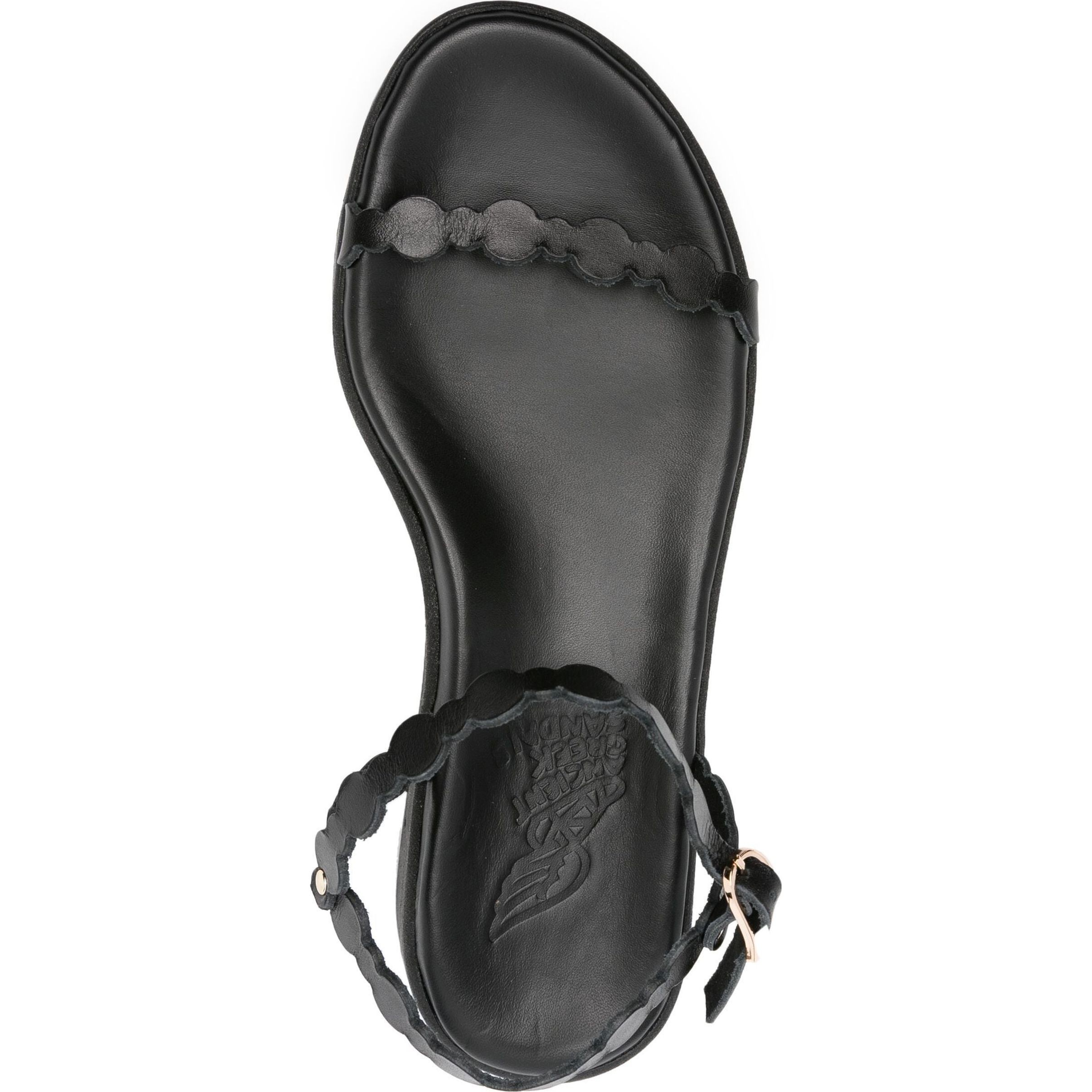 ANCIENT GREEK SANDAL Basutės moterims, Juoda, Toxo vachetta sandals 4