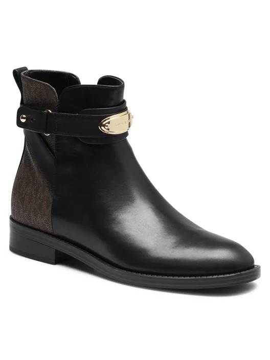 MICHAEL KORS Aulinukai moterims, Juoda, Darcy flat bootie 1