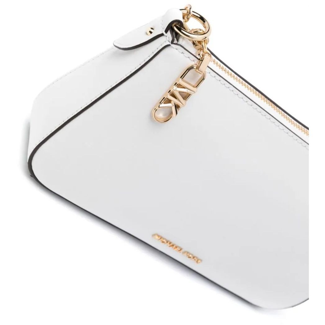 MICHAEL KORS Rankinė per petį moterims, Balta, Medium chain pouchette 3