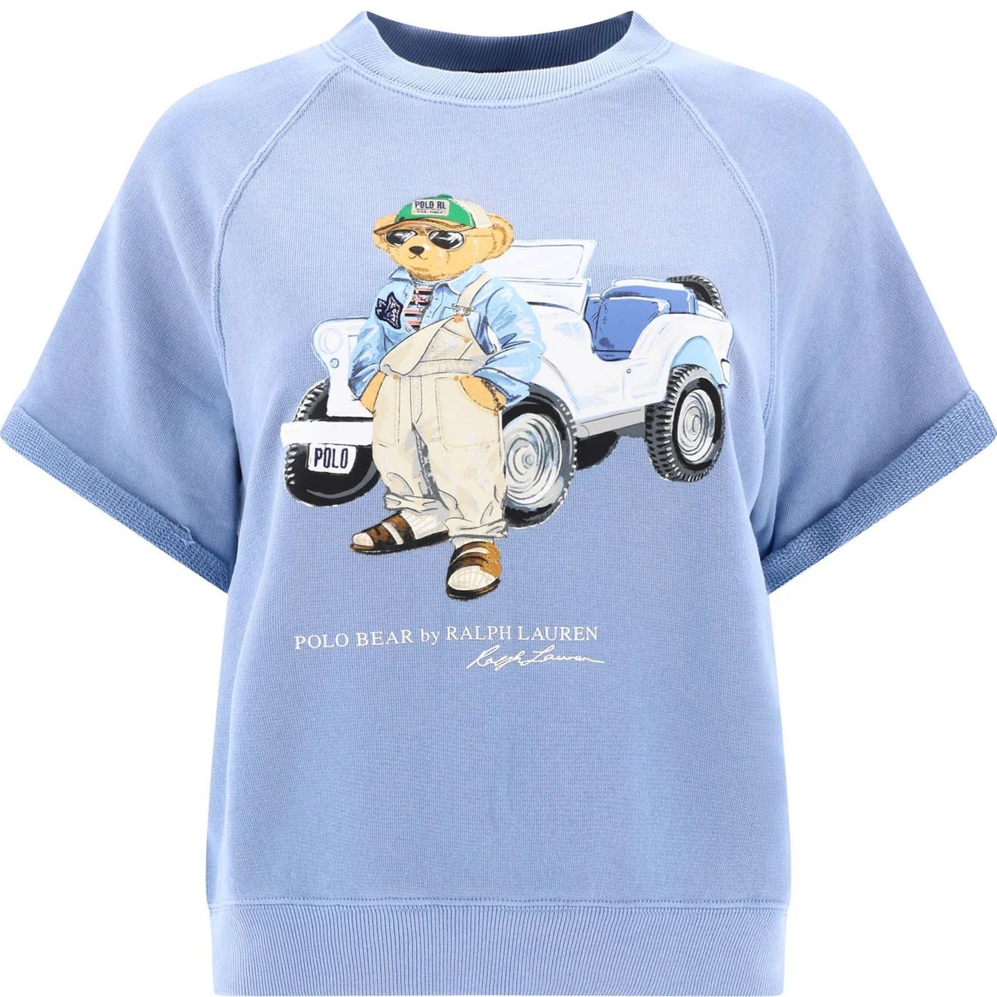 POLO RALPH LAUREN Sportinis nertinis moterims, Mėlyna, Short sleeve sweatshirt 1