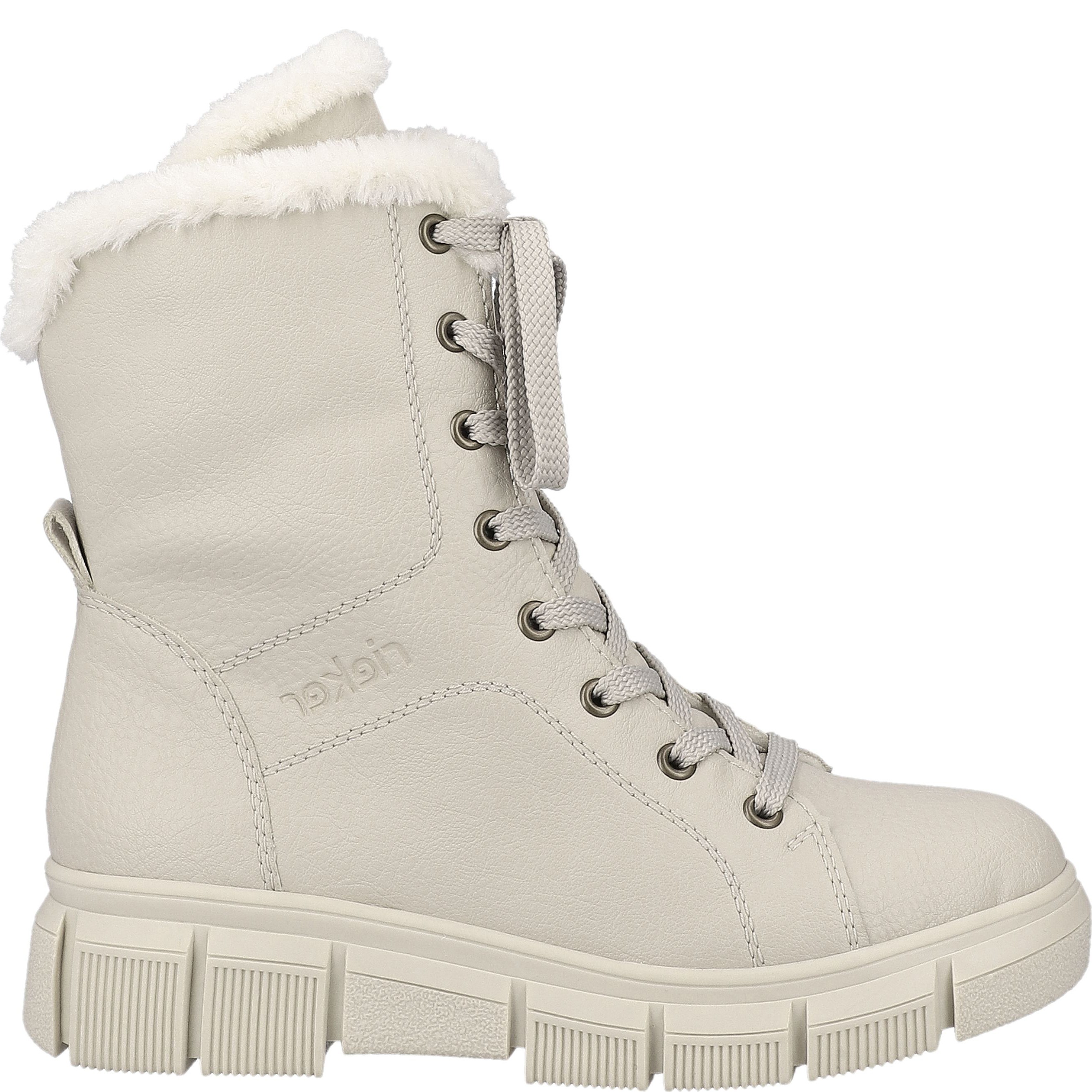 RIEKER Aulinukai moterims, Smėlio, BOOTIES 4