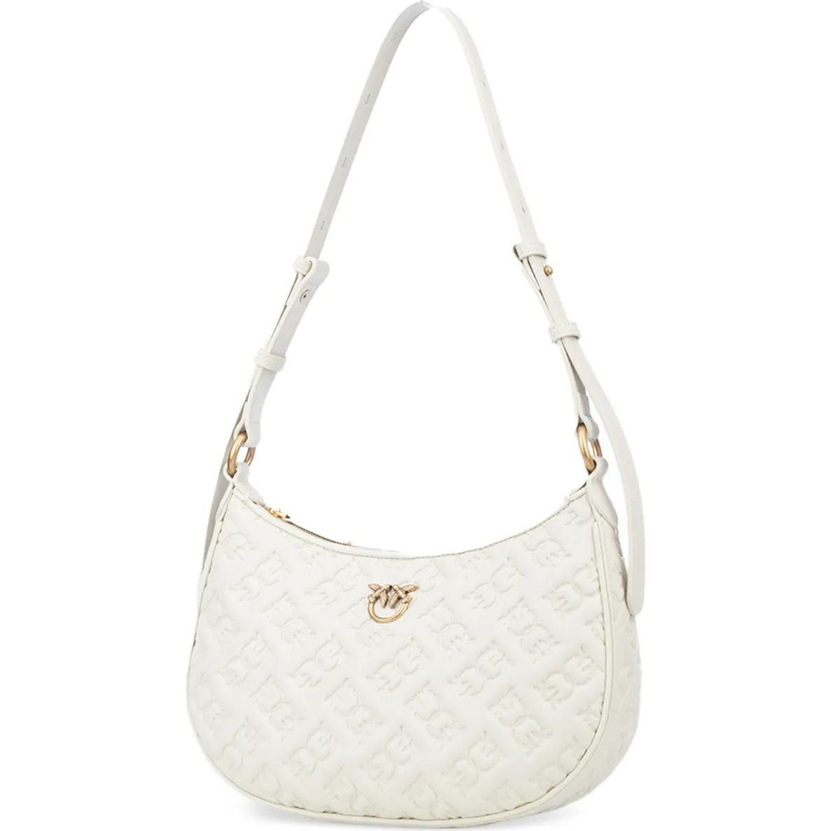 PINKO Rankinė per petį moterims, Balta, Love shoulder bag 2