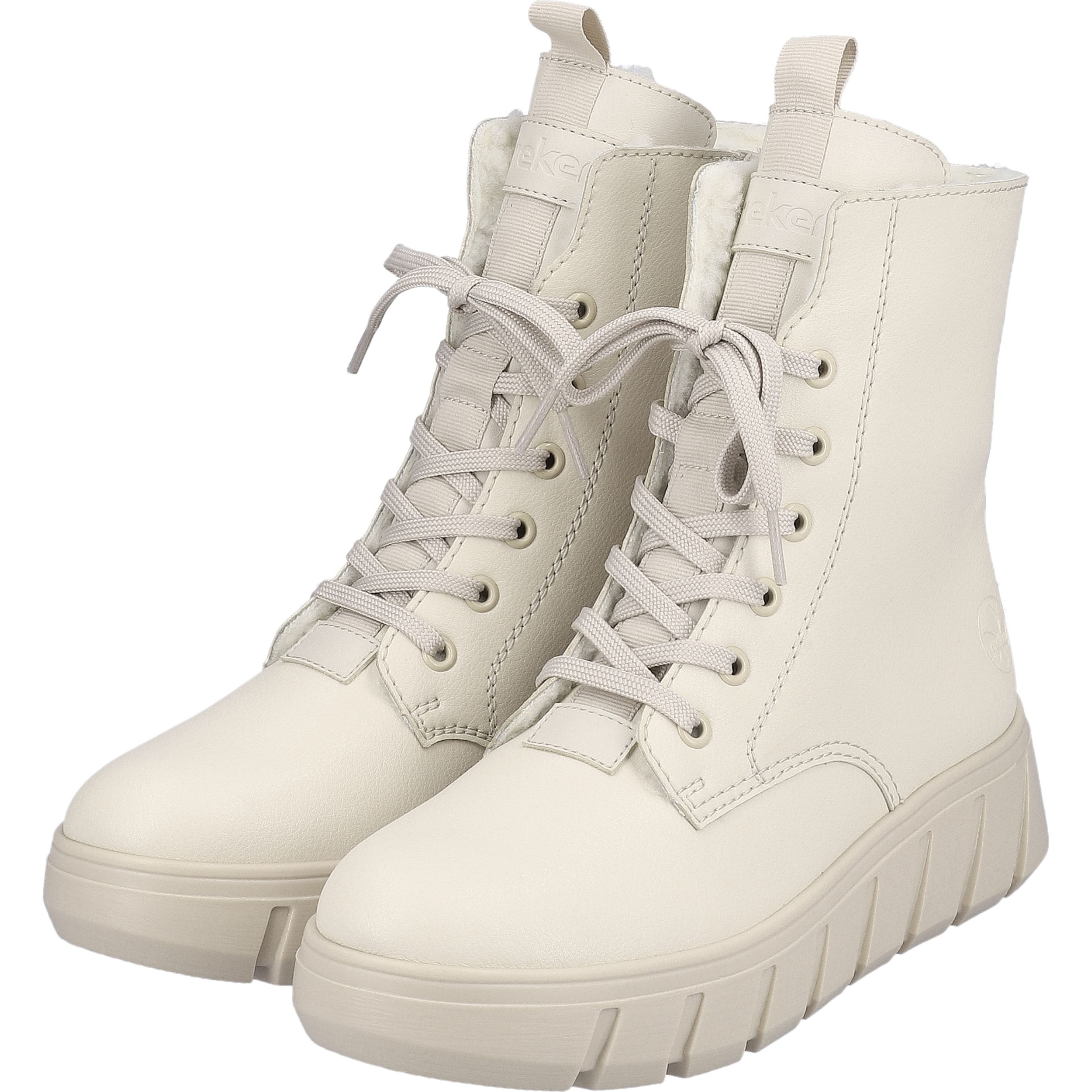RIEKER Aulinukai moterims, Smėlio, Ladies mid height boots 10