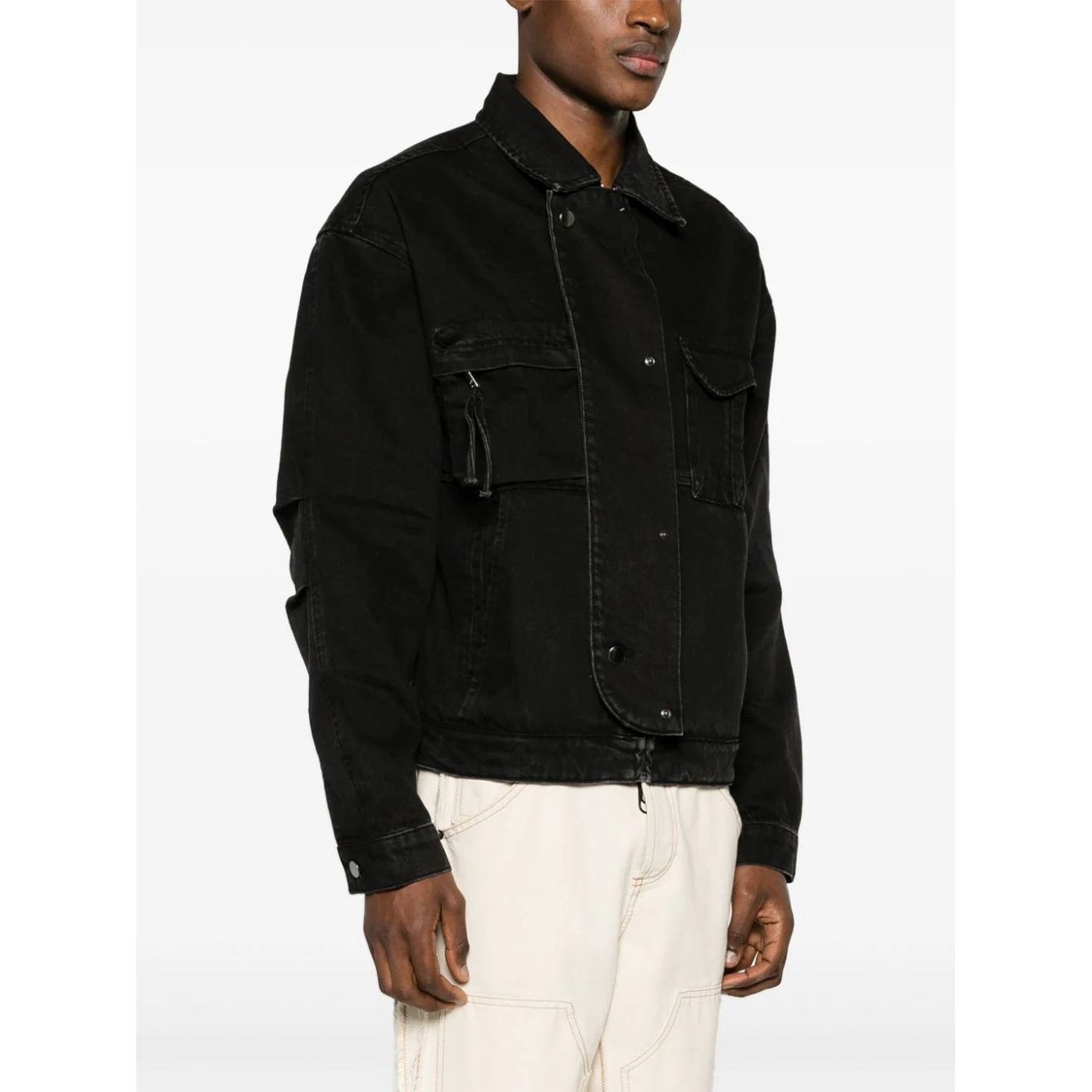 AXEL ARIGATO Lengva striukė vyrams, Juoda, Hays cargo jacket 2