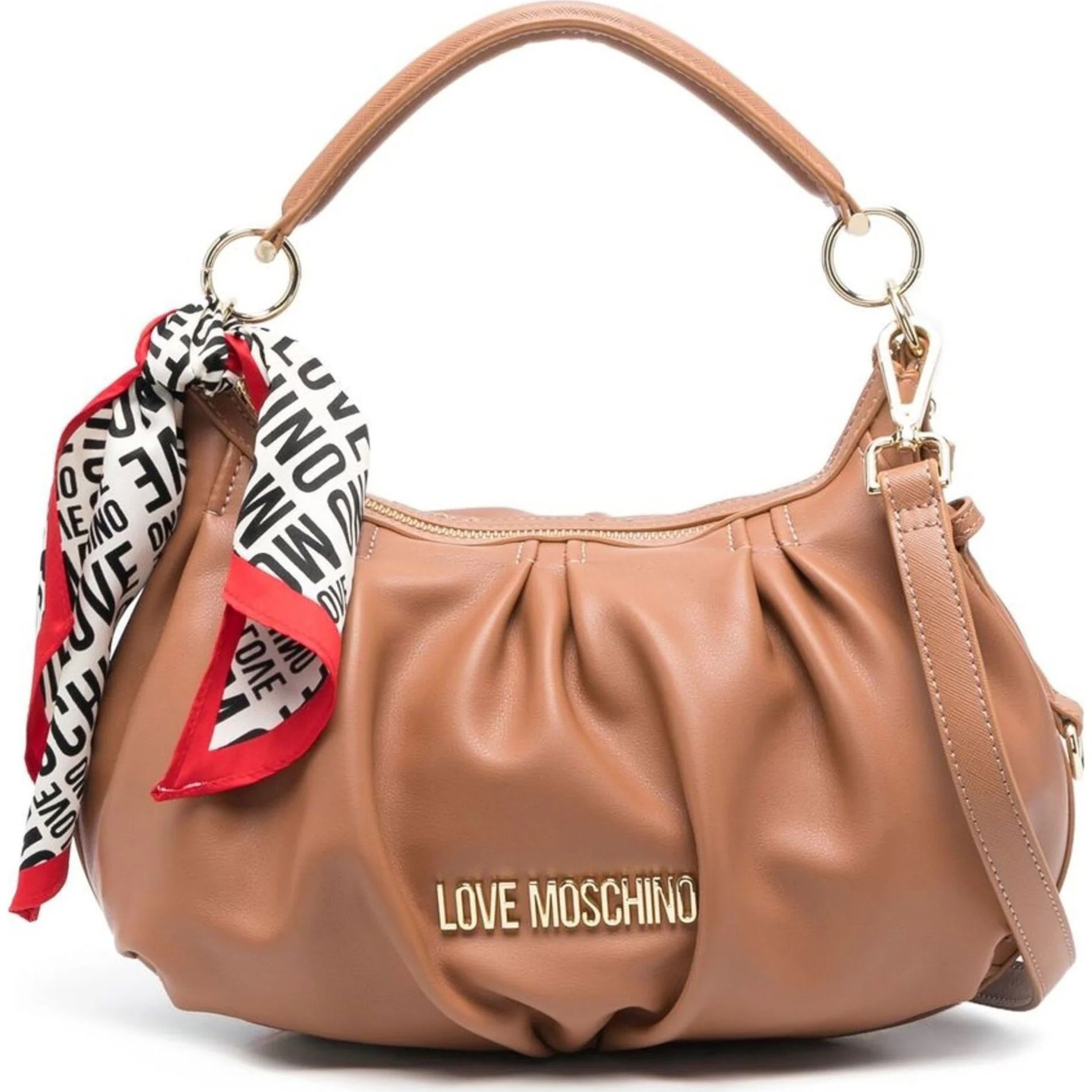 LOVE MOSCHINO Rankinė per petį moterims, Ruda, Top handle shoulder bag 1