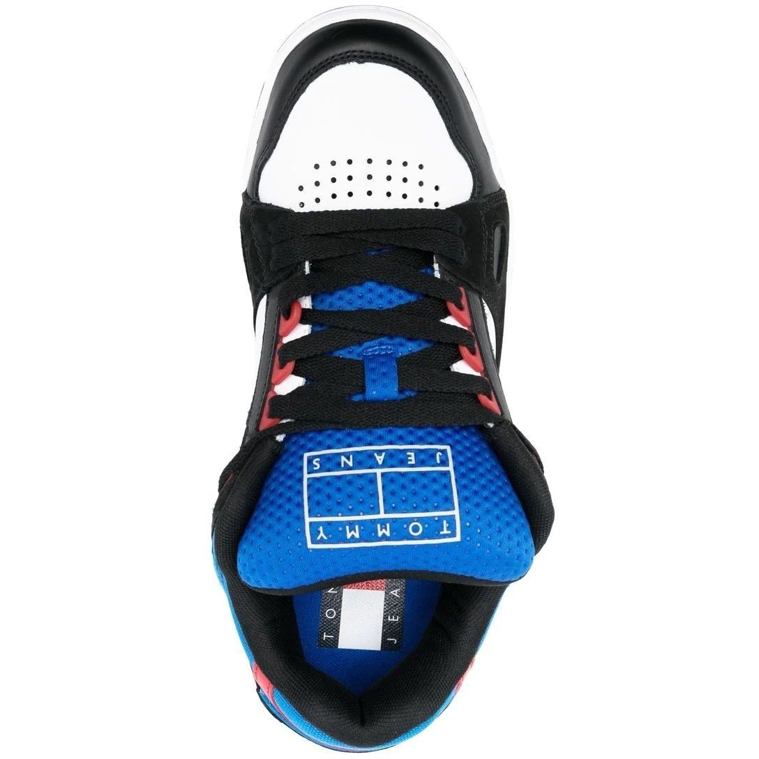 TOMMY JEANS Sportiniai bateliai vyrams, Juoda, JEANS SKATE SNEAKER 4