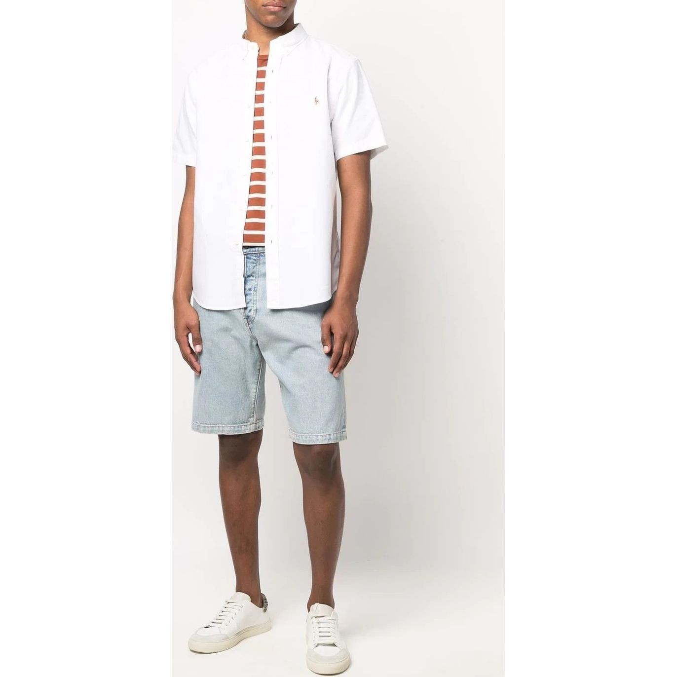 POLO RALPH LAUREN Marškiniai trump. rankovėmis vyrams, Balta, Long sleeve shirt 2