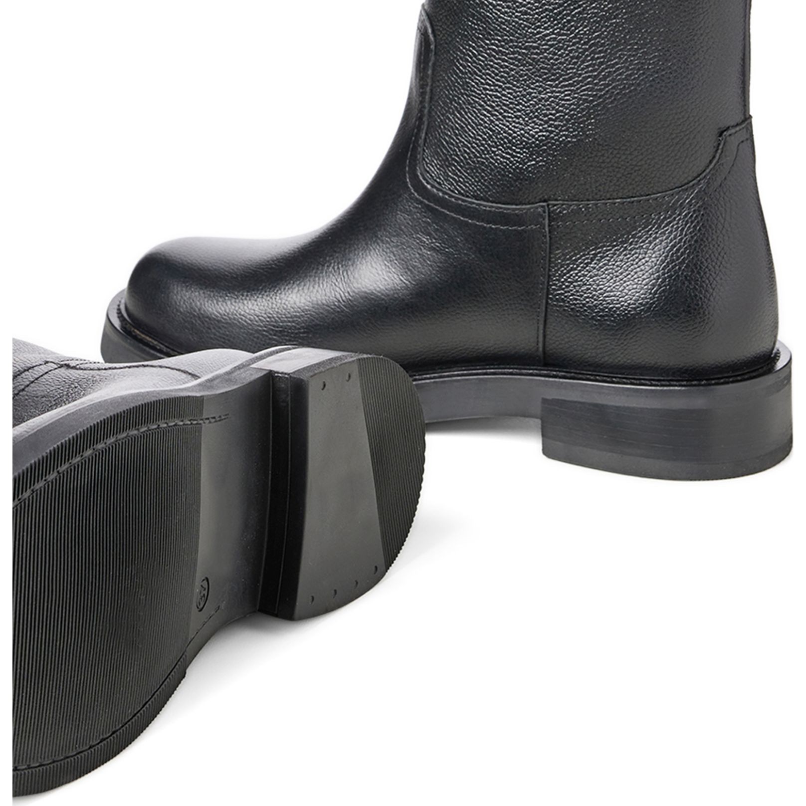 TAMARIS Auliniai moterims, Juoda, Long boot flat 4