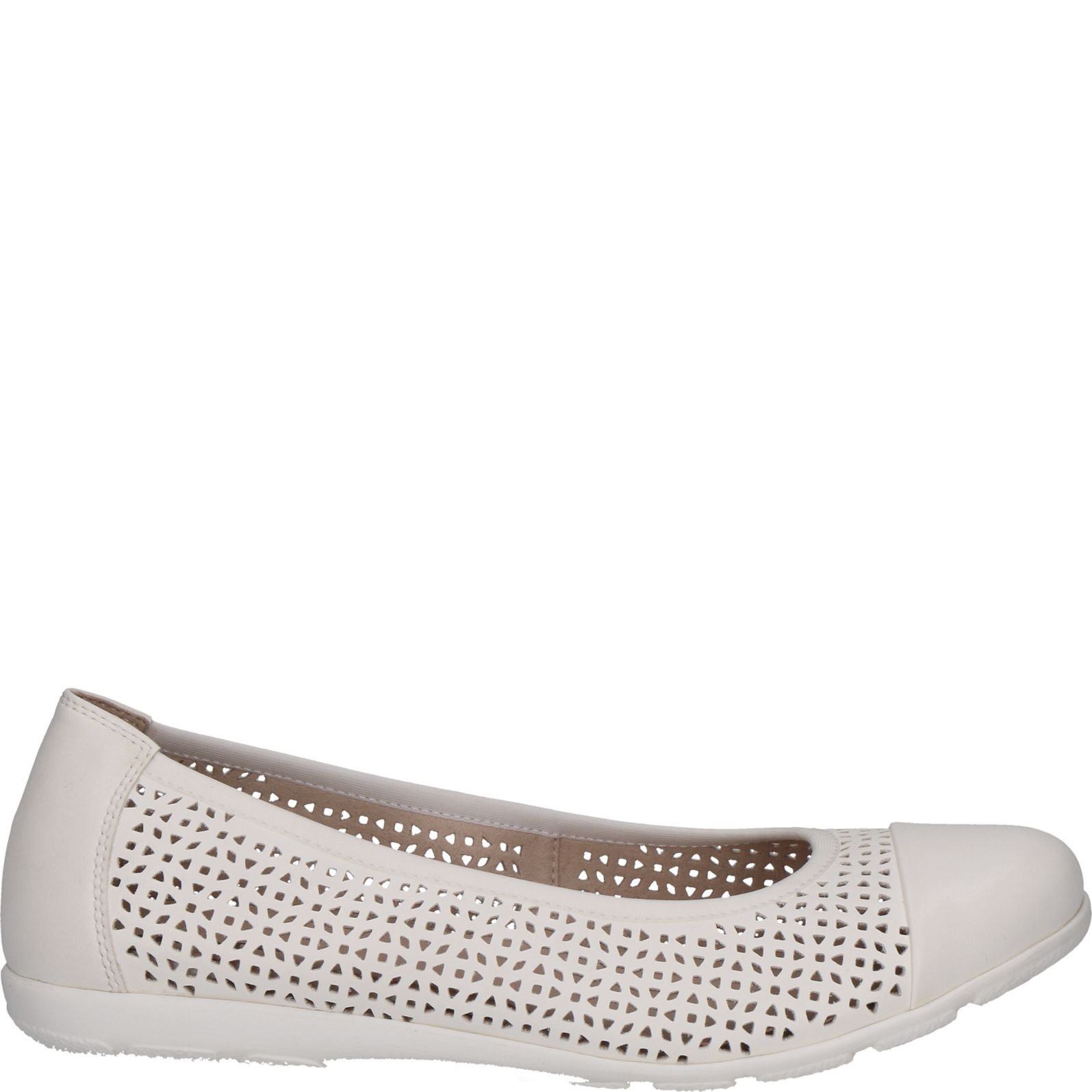 CAPRICE Balerinos moterims, Balta, Ballerinas 2