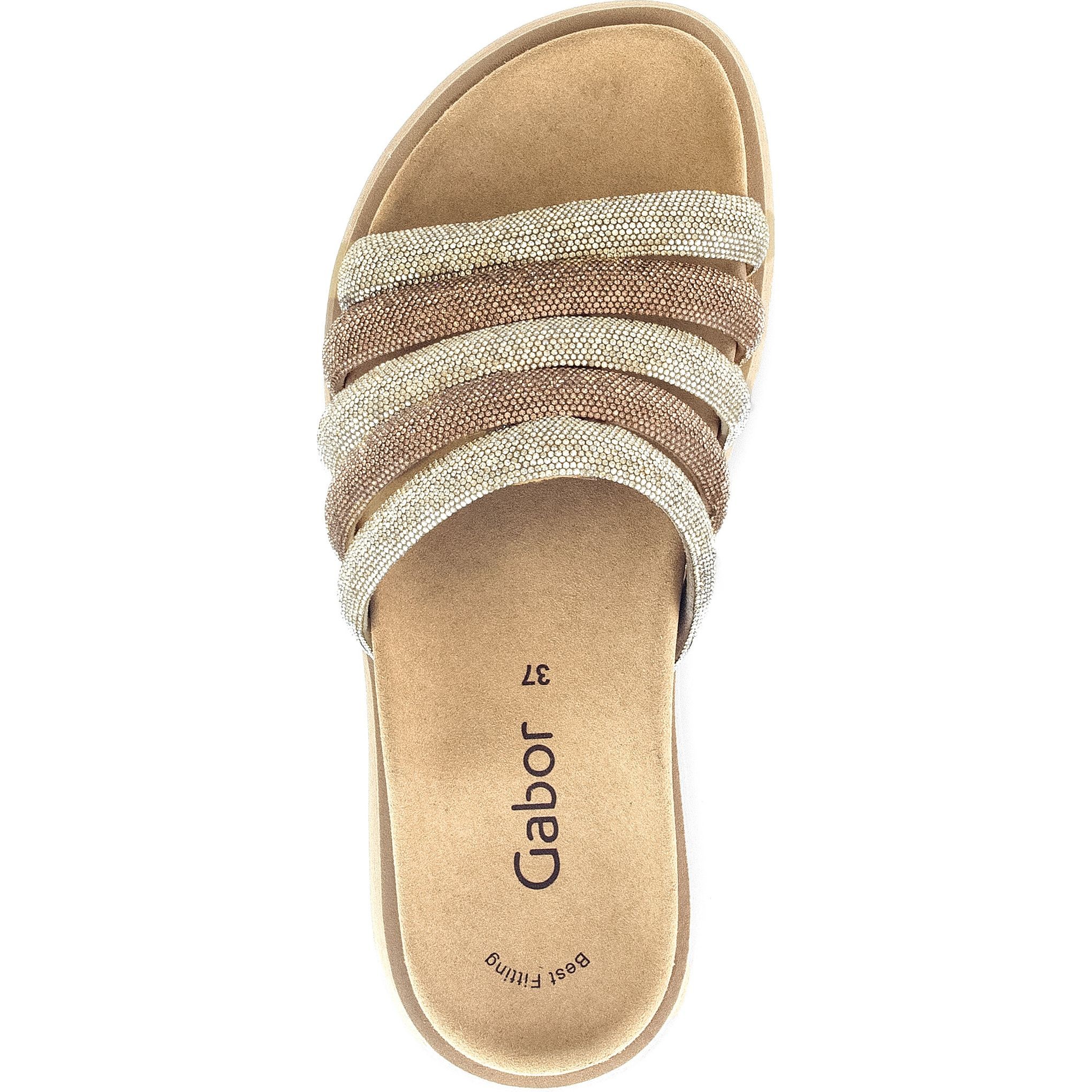 GABOR Šlepetės moterims, Auksinė, Slippers 4