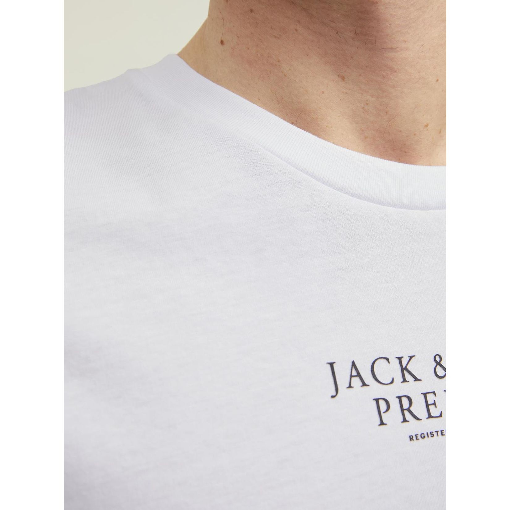 JACK & JONES Marškinėliai vyrams, Balta, JPRBLUARCHIE SS TEE 7