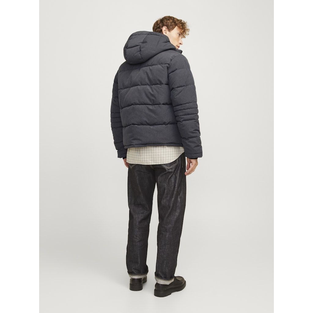 JACK & JONES Pūkinė striukė vyrams, Pilka, Build puffer jacket 4