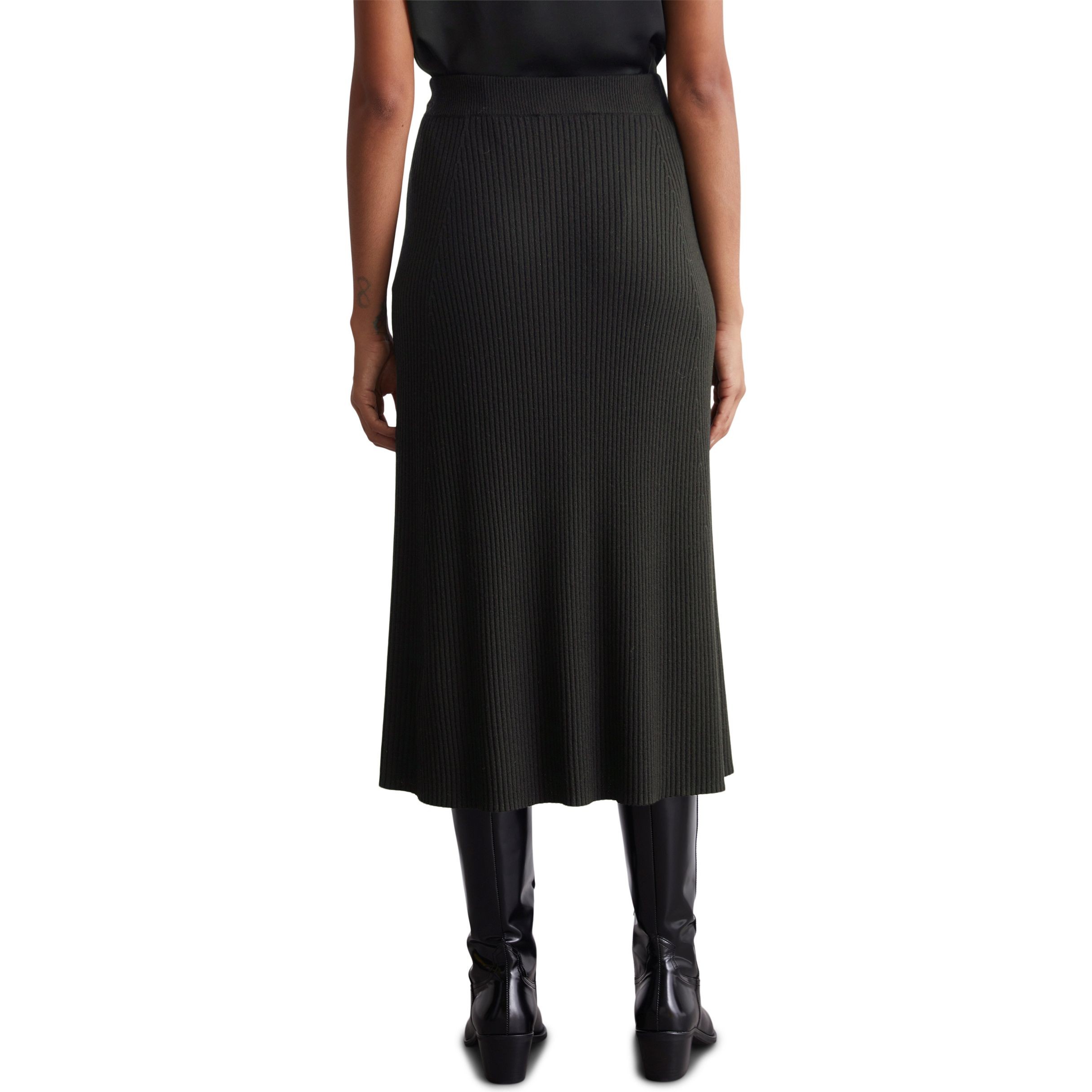 MARC O'POLO Midi sijonas moterims, Juoda, Midi skirt 409511866019 3