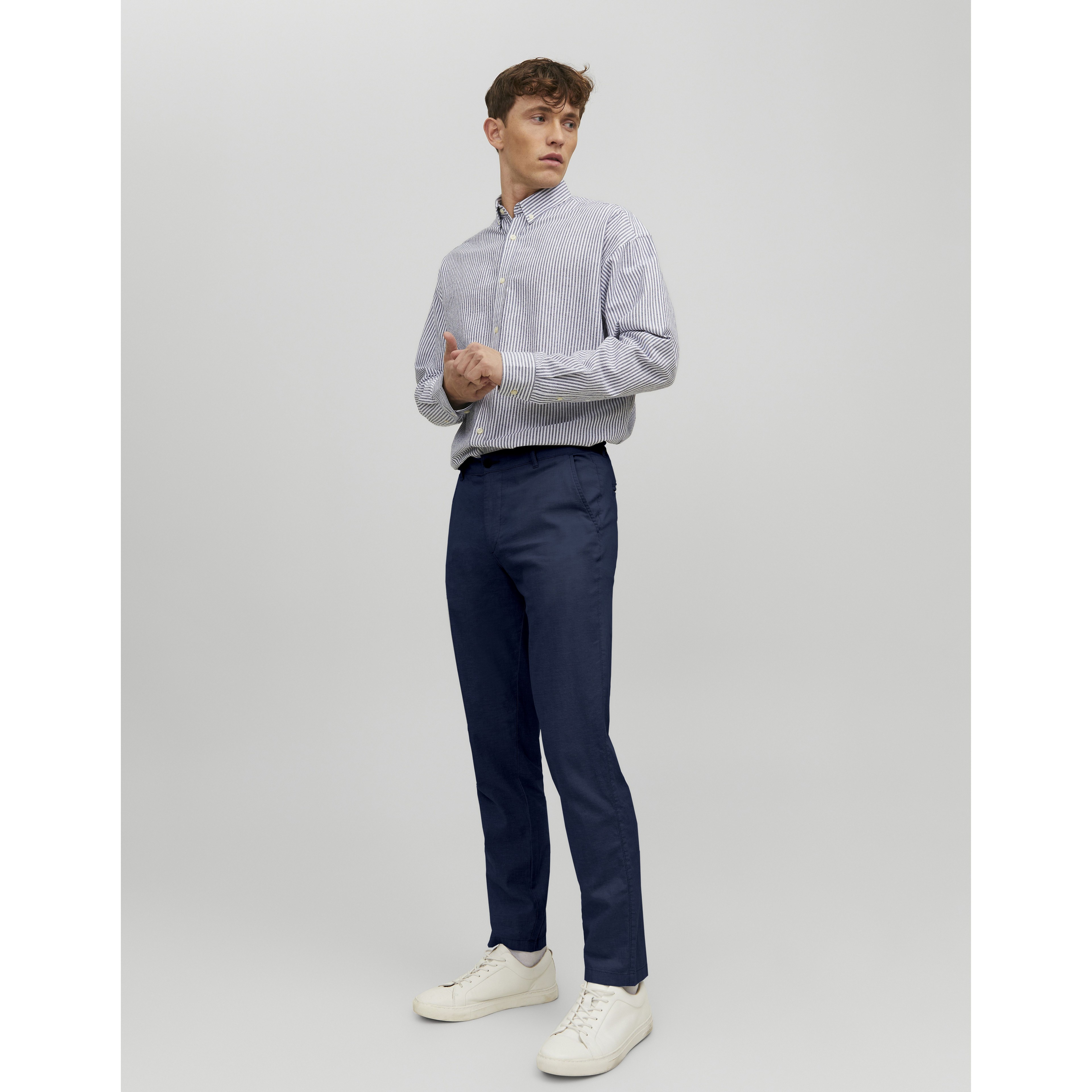 JACK & JONES Kelnės vyrams, Mėlyna, Jpstollie pants 6