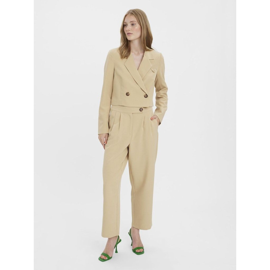 VERO MODA Švarkas moterims, Smėlio, VMUTE LS SHORT POCKET 9