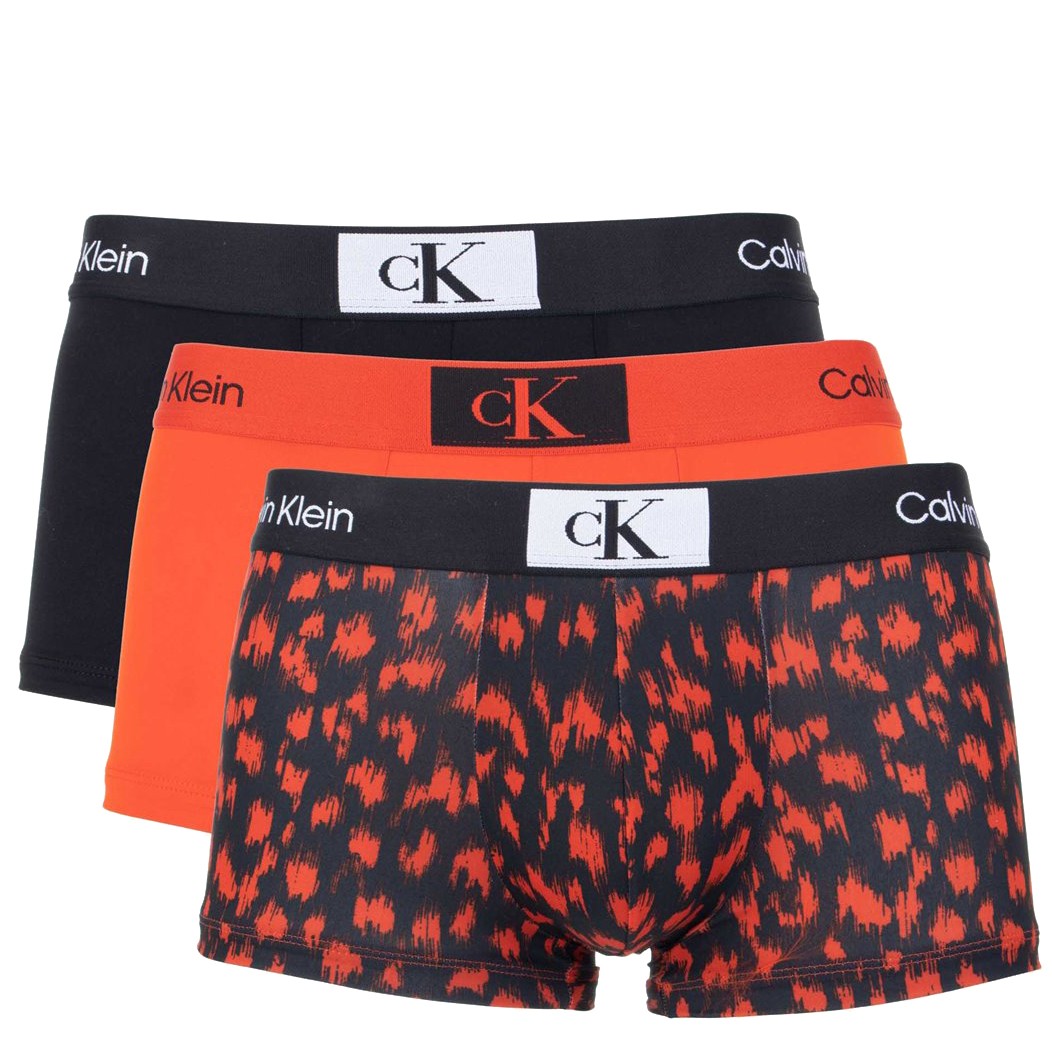 CALVIN KLEIN UW Ilginti apatiniai vyrams, Juoda, Low rise trunk 3PK 1