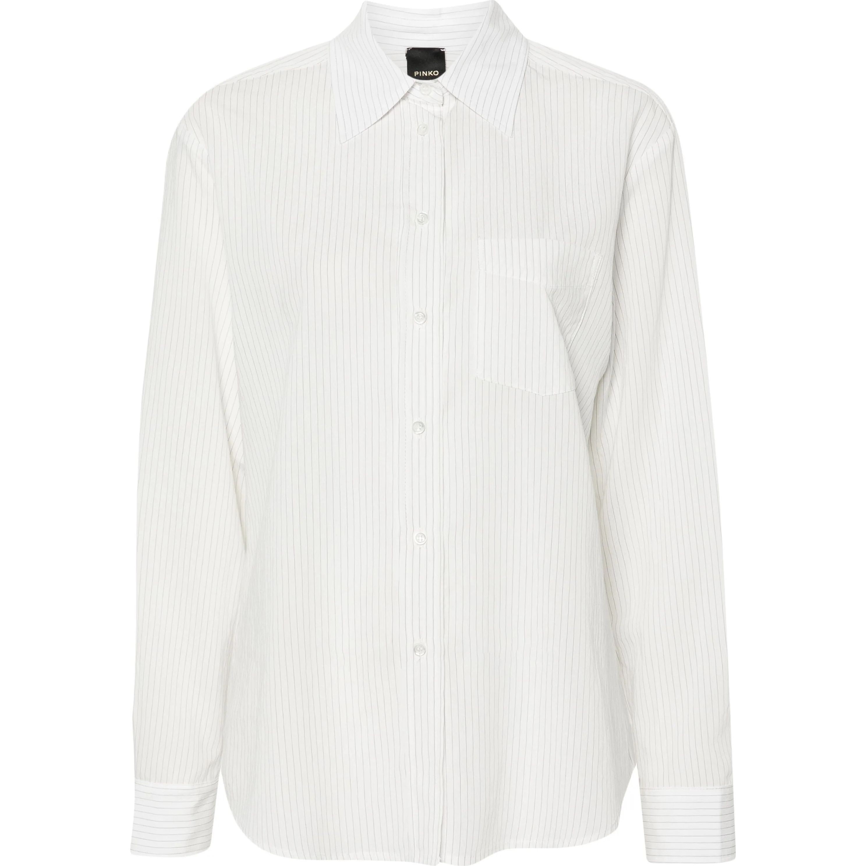 PINKO Marškiniai ilgomis rankovėmis moterims, Balta, Shirts