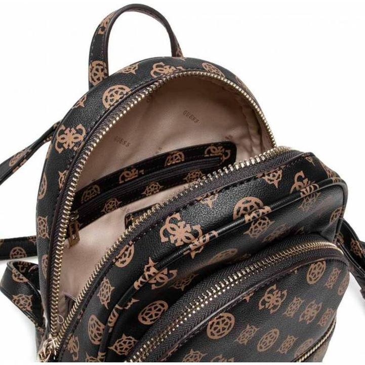GUESS Kuprinė moterims, Ruda, Manhattan backpack 4