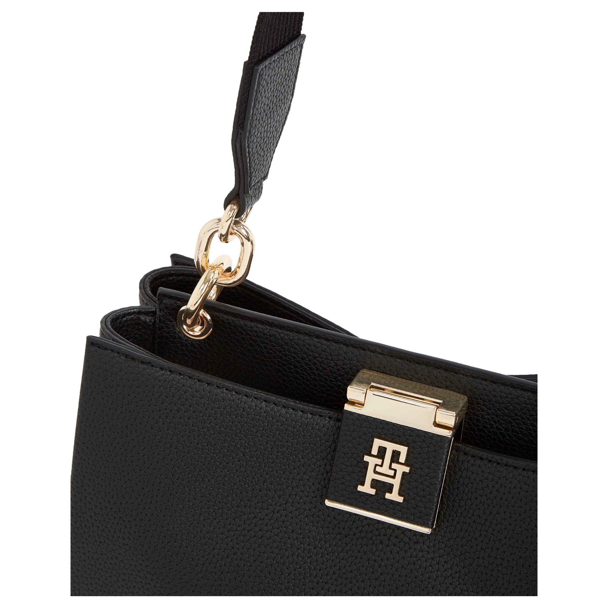 TOMMY HILFIGER Rankinė per petį moterims, Juoda, TH her med satchel 4