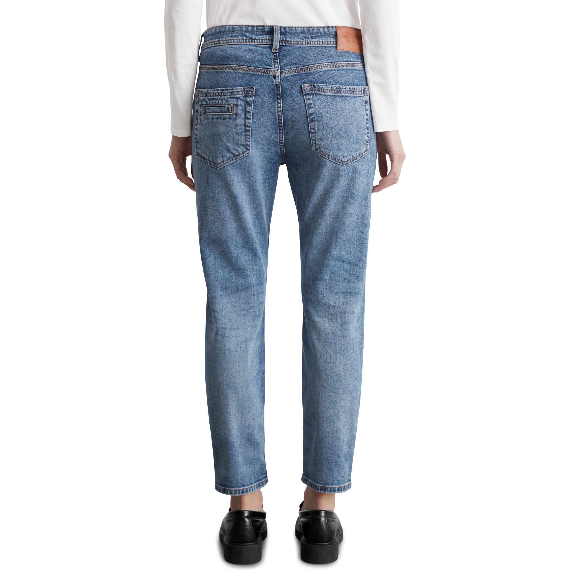 MARC O'POLO Tiesūs džinsai moterims, Mėlyna, Straight B01908412023 3