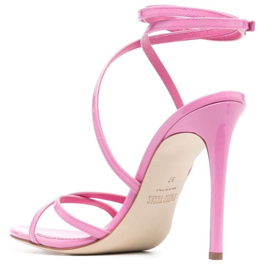 PARIS TEXAS Aukštakulniai moterims, Rožinė, Zoe lace up sandal 3