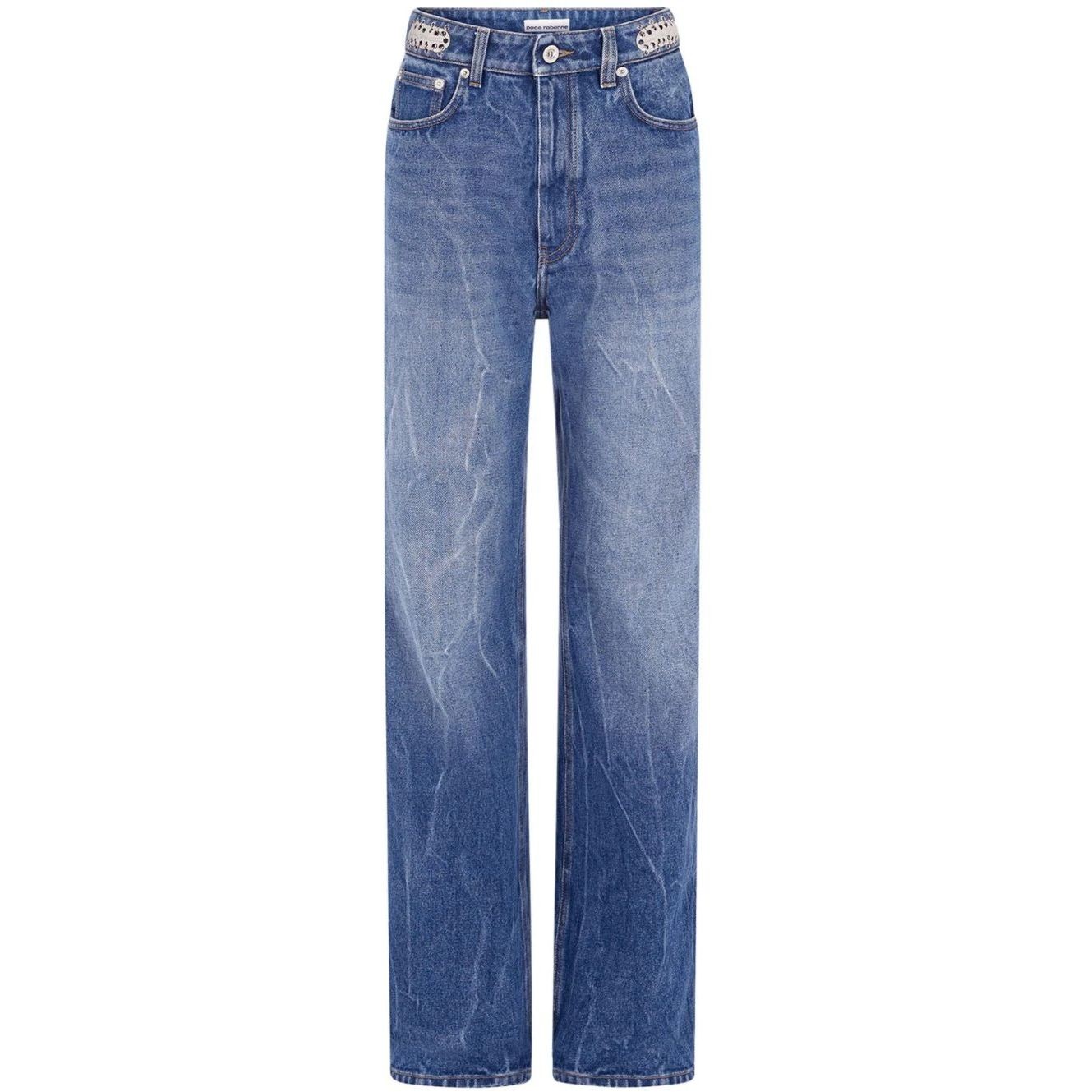 PACO RABANNE Kelnės moterims, Mėlyna, Pants 1