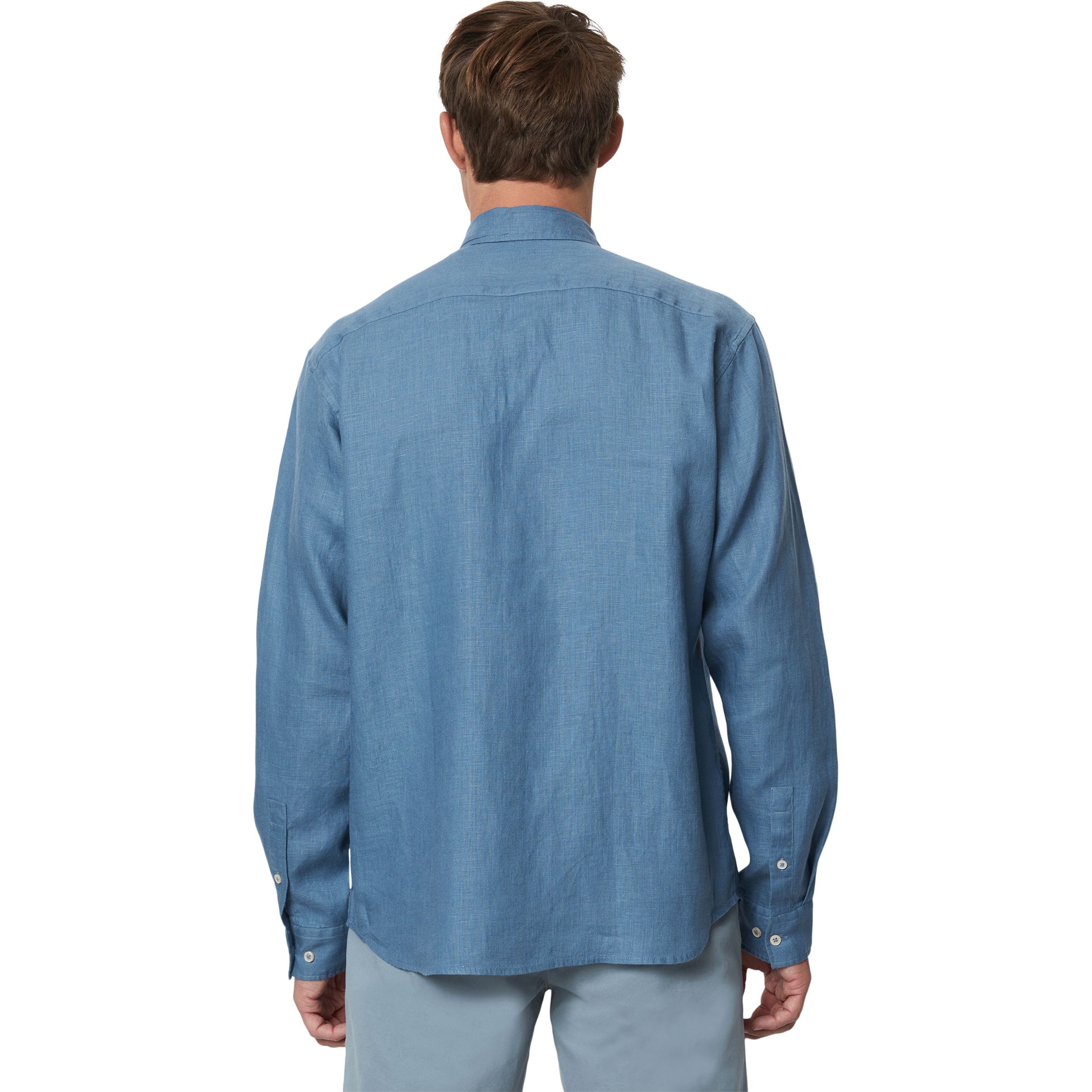 MARC O'POLO Marškiniai ilgomis rankovėmis vyrams, Mėlyna 3